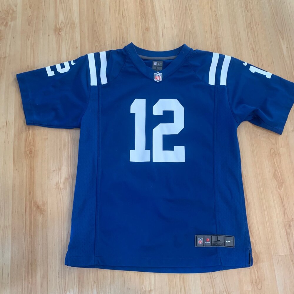 Indianapolis Colts Andrew Luck jersey Boys large